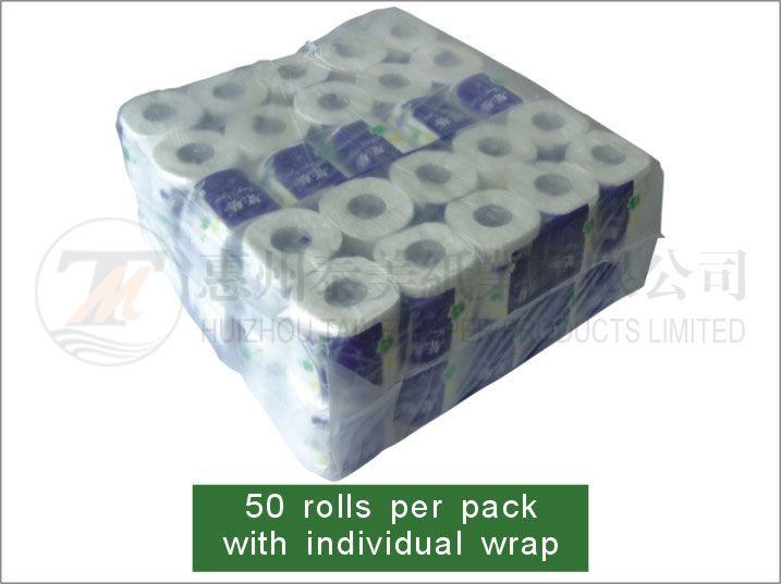 50  rolls  per  pack
