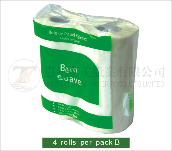 4  rolls  per  pack B